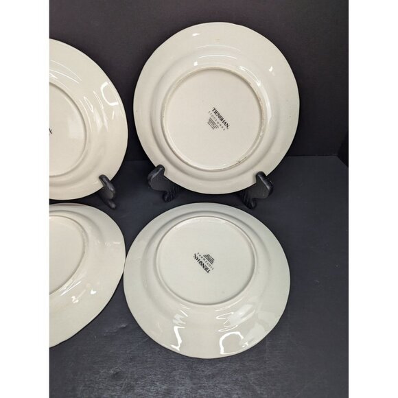 Tienshan Stoneware Cottage Floral 7 3/4 Inch Salad Plate Set of 4 - Picture 9 of 11